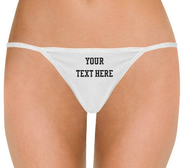 Thong - Custom Panties - Cute Panties- Cute underwear - Glitter pantie –  Sincerely Made