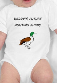 Daddys Future Hunting Buddy bodysuit