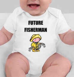 Future Fisherman - Fisherman Dad Gift  - Fisherman baby Gift - Fisherman wife baby shower - Fisherman baby - Seaman - Navy Dad - Coastguard