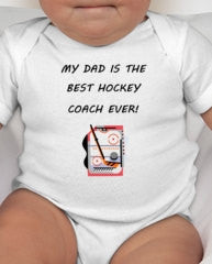 Hockey Coach - hockey baby - hockey dad - hockey mom - hockey - hockey gifts - hockey clothing - hockey baby gifts - love hockey - coach