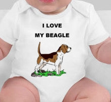 I love my beagle baby tee - beagle gift - beagle owner - beagle - beagles - Love My Beagle - Beagle gifts - new baby gift - cute baby gifts