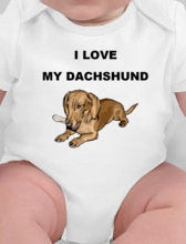 I love my Dachshund baby tee - Dachshund baby gift - Dachshund clothes - Dachshund - Dachshund baby - Love my pet baby gifts - love my pet