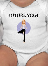 Future Yogi Baby Tee - Yoga gifts - Yoga girl - Yoga Mom - Yoga Dad - Yoga baby - Yogi mom - Yogi Dad