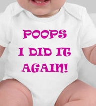 Poops I did it again - song parody tee - funny baby clothes - cute baby girl clothes - newborn baby girl - cute and funny baby gifts - baby