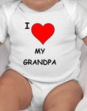 I love my grandpa or I love my grandma or tee - new grandpa gift - new grandma gift - new baby - pregnancy announcement - grandparents gifts