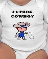 Future Cowboy Future Cowgirl Baby Bodysuit - cowboy gift - cowgirl gift - cowboy gifts - cowgirl gifts - cowboy baby - cowgirl baby - baby