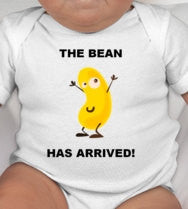 The BEAN has arrived! Cute baby tee - baby bean - baby shower gift - unisex baby gift - unisex baby shower gift - bean - new baby - baby