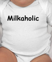 Milkaholic - new baby gift - newborn baby gift - funny baby gifts - cute baby gifts - baby shower gifts - unisex baby gifts - unisex baby