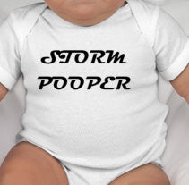 Storm Pooper baby tee
