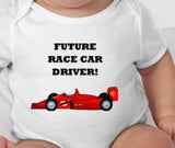 Future Race Car Driver Baby bodysuit tee