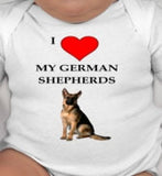 I love my German Shepherd baby tee