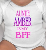 Auntie is My BFF baby bodysuit