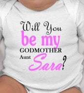 Will You Be My Godmother customized at no charge - Godmother Gift - Godmother tee - Will my you be my Godmother - Will you be my God Mother