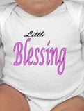 Little Blessing - Blessing - New Blessings - New baby - Newborn baby gift - Christian Baby Gift - Christian Clothing - Christian Shirts