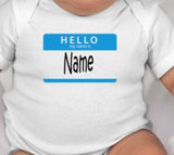 Hi My Name is Baby Bodysuit - newborn take home outfit - newborn photo prop - newborn girl take home outfit - newborn boy take home outfit