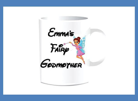 Godmother Gift - Fairy Godmother mug - Godmother - Fairy Godmother - Will you be my Godmother - Christening Gifts