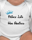 Prince has arrived - Princess has arrived - Prince Baby Shower - Princess Baby Shower - Take home outfit boy - Take home outfit girl - baby