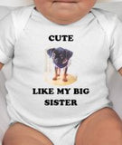 Big Sister Dog Shirt or Big Brother Dog Shirt