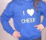 I Love Cheer Hoodie