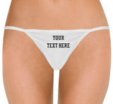 Thong - Custom Panties - Cute Panties- Cute underwear - Glitter panties - girlfriend gift - boyfriend gift - gifts for her -sexy gifts