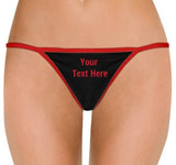 Thong - Custom Panties - Cute Panties- Cute underwear - Glitter panties - girlfriend gift - boyfriend gift - gifts for her -sexy gifts