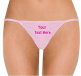 Thong - Custom Panties - Cute Panties- Cute underwear - Glitter panties - girlfriend gift - boyfriend gift - gifts for her -sexy gifts